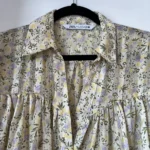 Thumbnail for Chemise fleurie Zara taille S jaune et vert