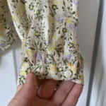 Thumbnail for Chemise fleurie Zara taille S jaune et vert