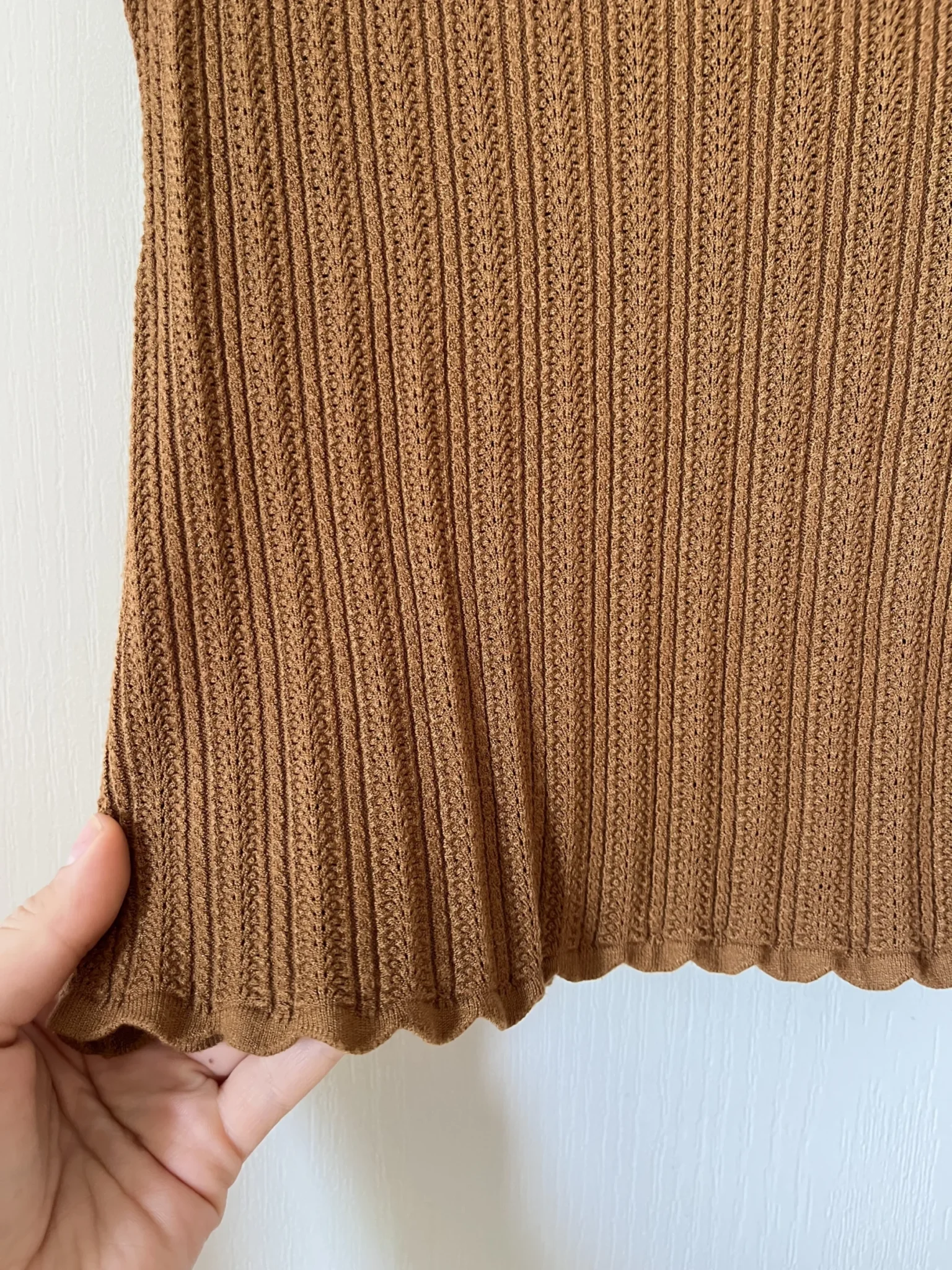 Image for Sézane knitwear model Anil size S colour coffee
