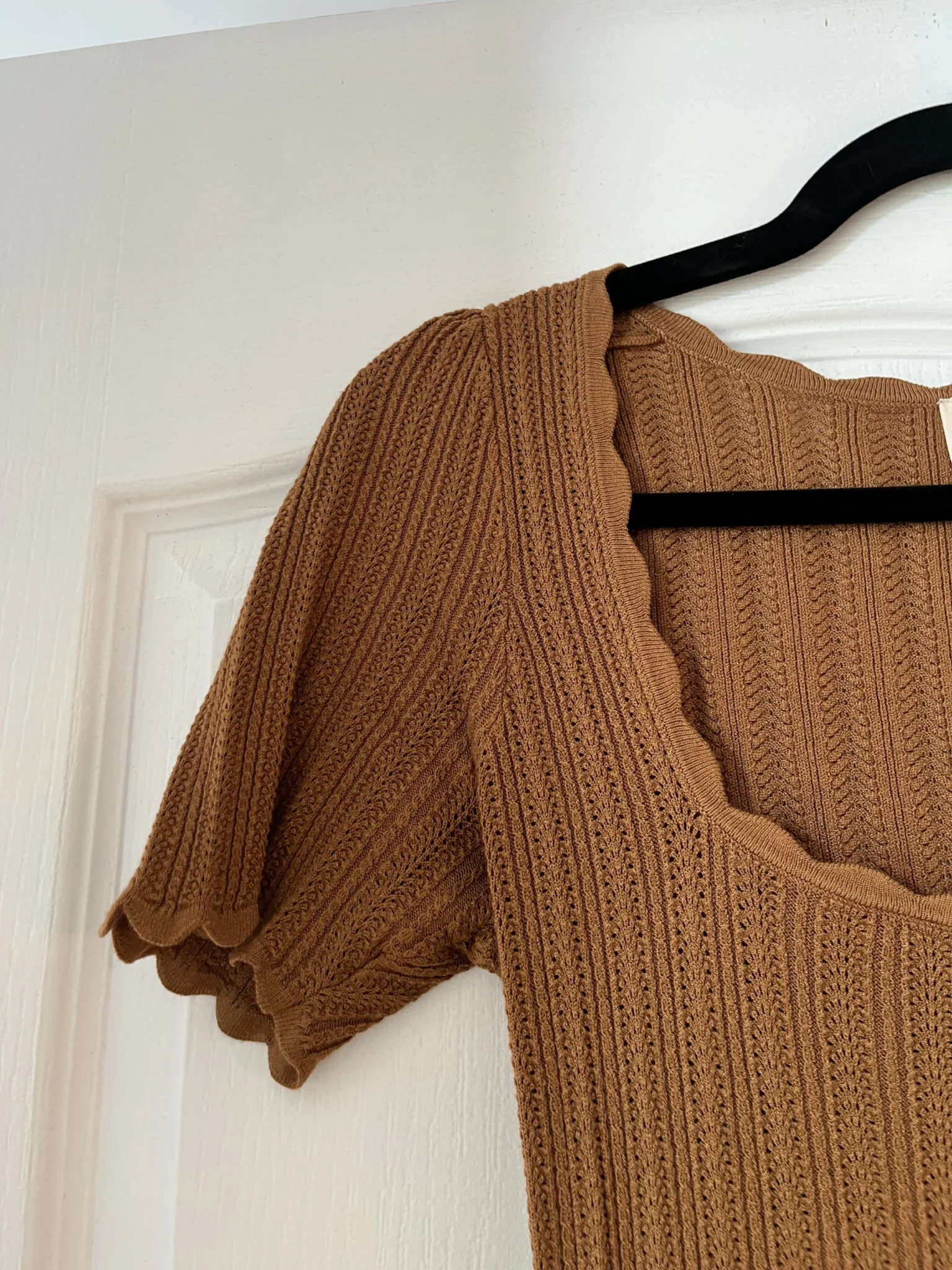 Image for Sézane knitwear model Anil size S colour coffee