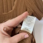 Thumbnail for Sézane knitwear model Anil size S colour coffee