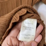 Thumbnail for Sézane knitwear model Anil size S colour coffee