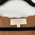 Thumbnail for Sézane knitwear model Anil size S colour coffee