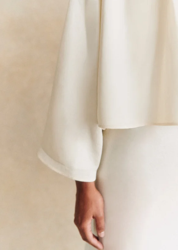 Image for Blouse Sézane model Isana size M off-white