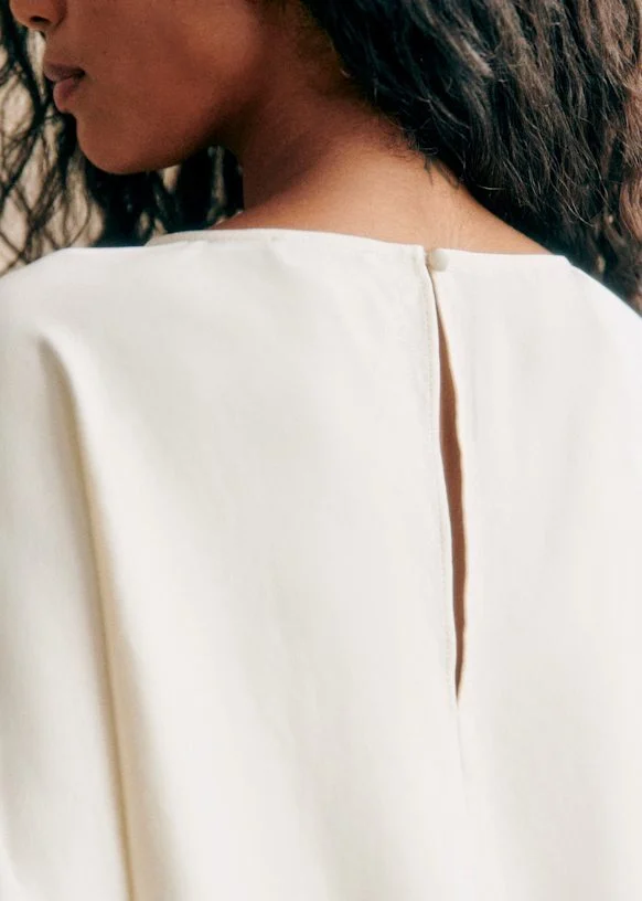 Image for Blouse Sézane model Isana size M off-white