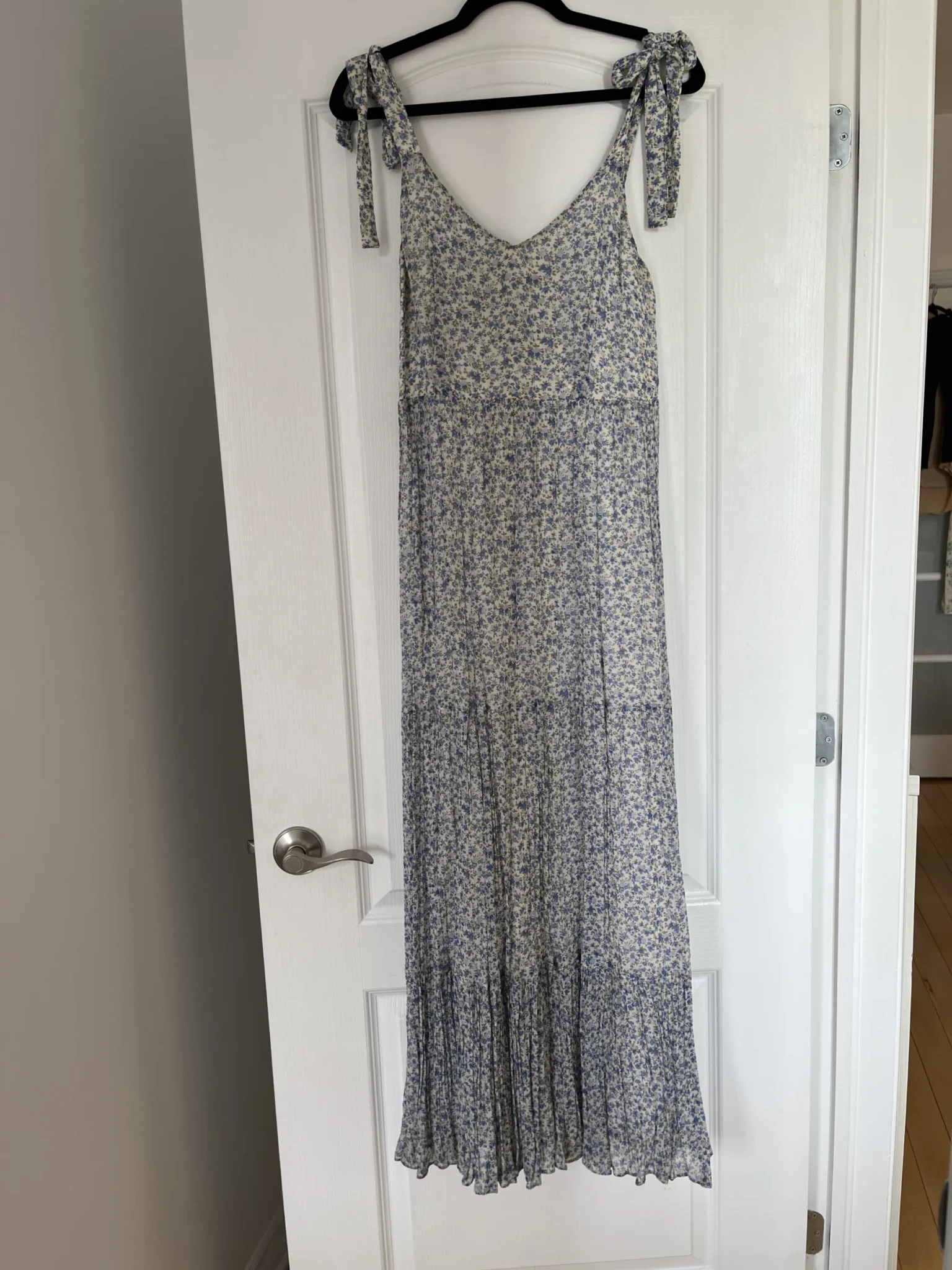 Image for Robe Sézane modèle Phily taille 38 bleu et blanc fleuris