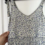 Thumbnail for Robe Sézane modèle Phily taille 38 bleu et blanc fleuris
