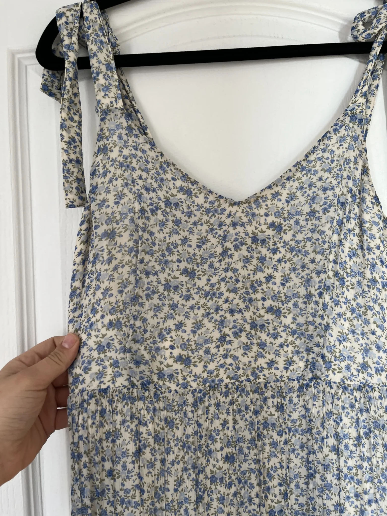Image for Robe Sézane modèle Phily taille 38 bleu et blanc fleuris