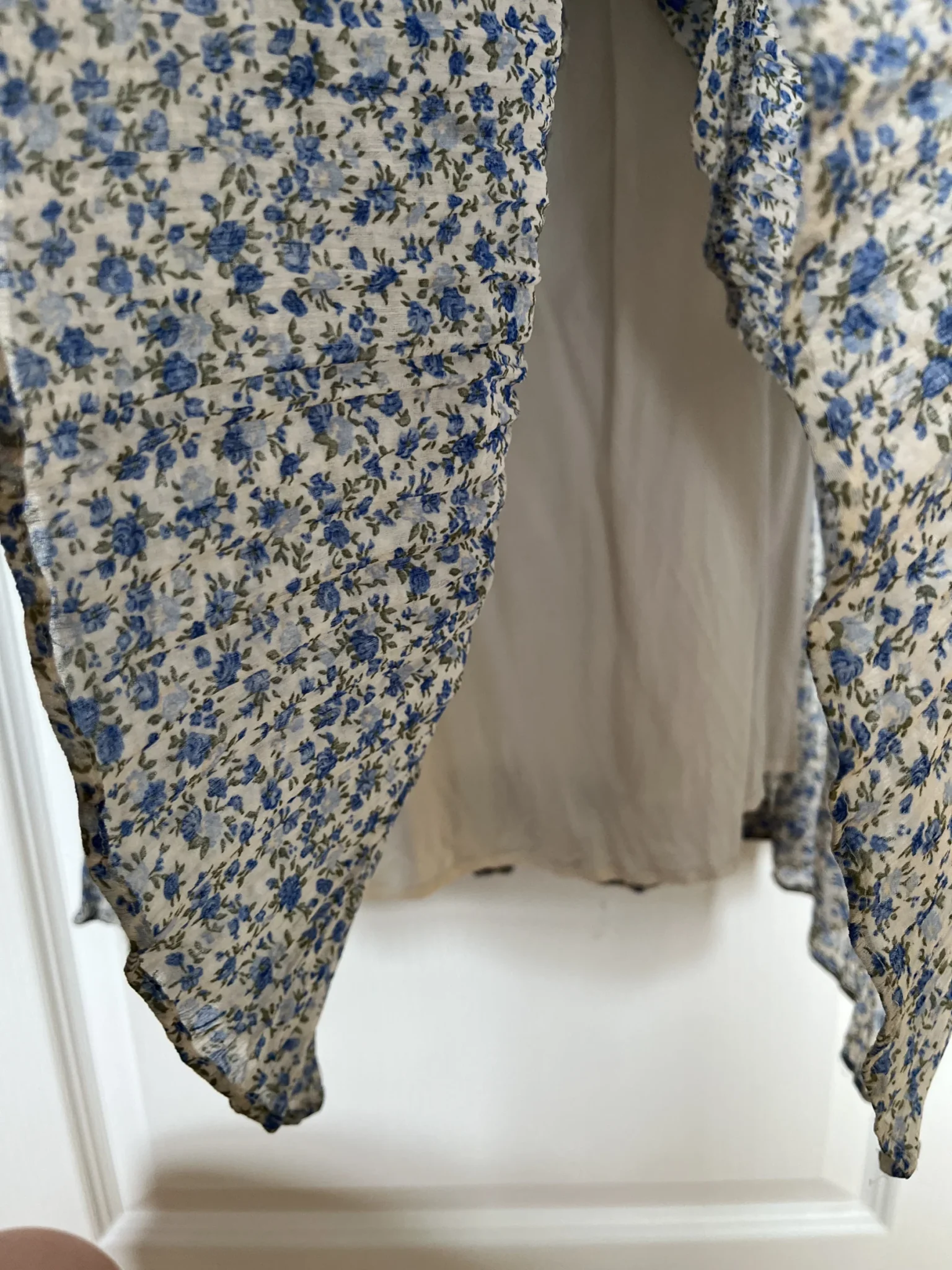Image for Robe Sézane modèle Phily taille 38 bleu et blanc fleuris