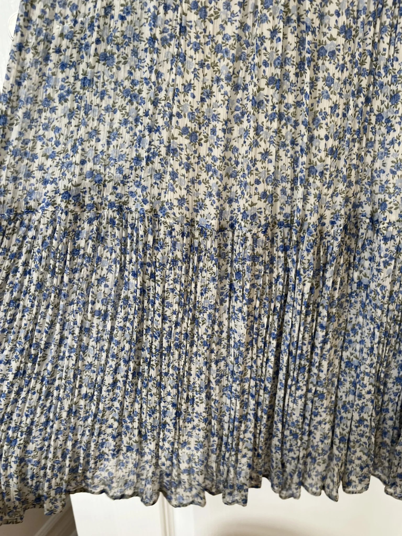 Image for Robe Sézane modèle Phily taille 38 bleu et blanc fleuris