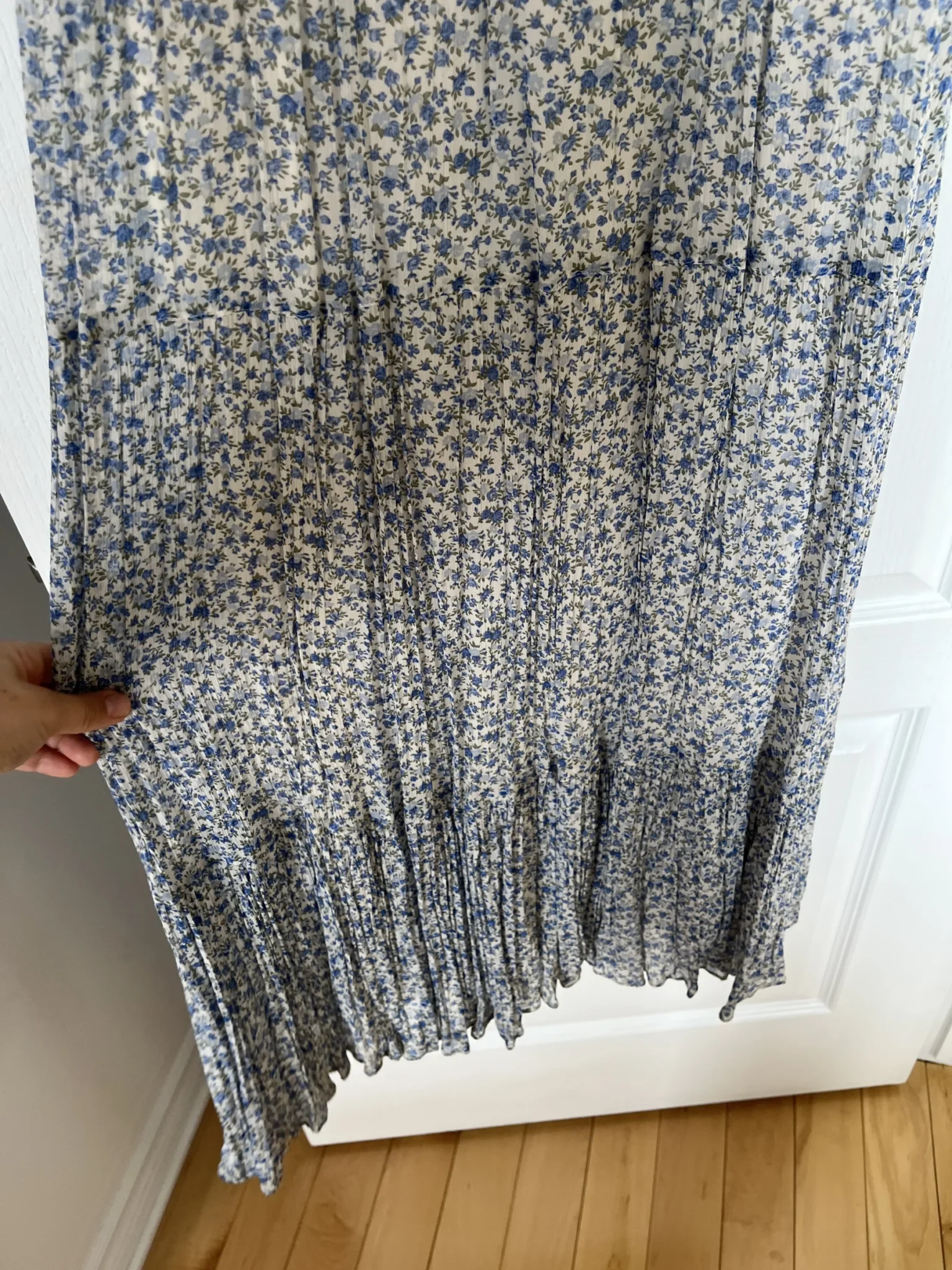 Image for Robe Sézane modèle Phily taille 38 bleu et blanc fleuris