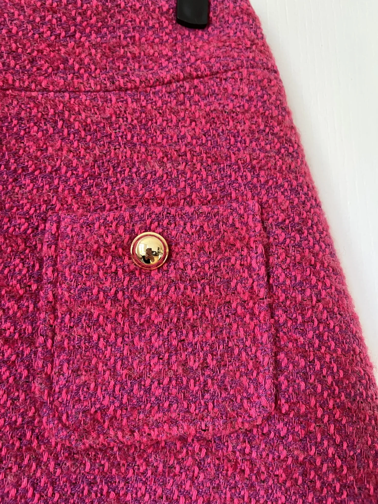 Image for Jupe Bash rose en tweed en taille 40 neuf