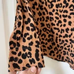 Thumbnail for Chemise Rails taille S motif léopard marron et noir