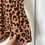 Thumbnail for Chemise Rails taille S motif léopard marron et noir