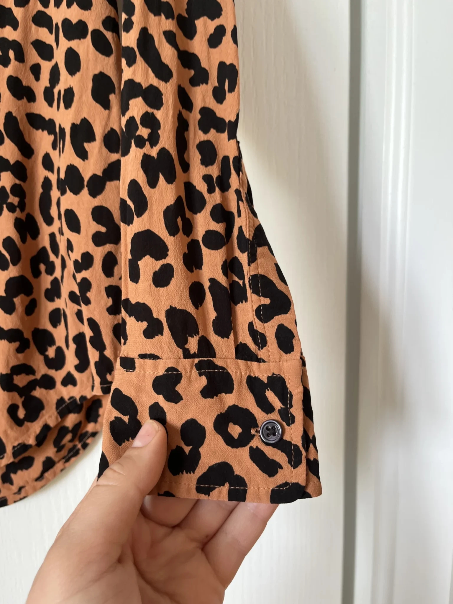 Image for Chemise Rails taille S motif léopard marron et noir