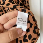 Thumbnail for Chemise Rails taille S motif léopard marron et noir
