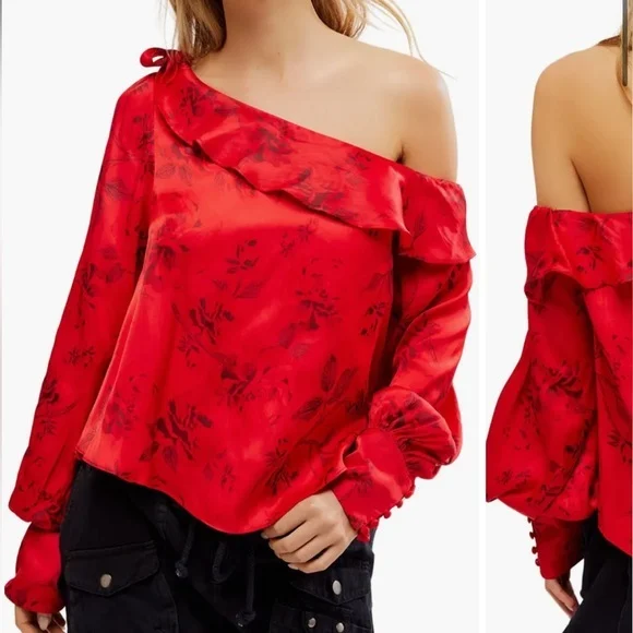 Image for Blouse rouge Free People taille S