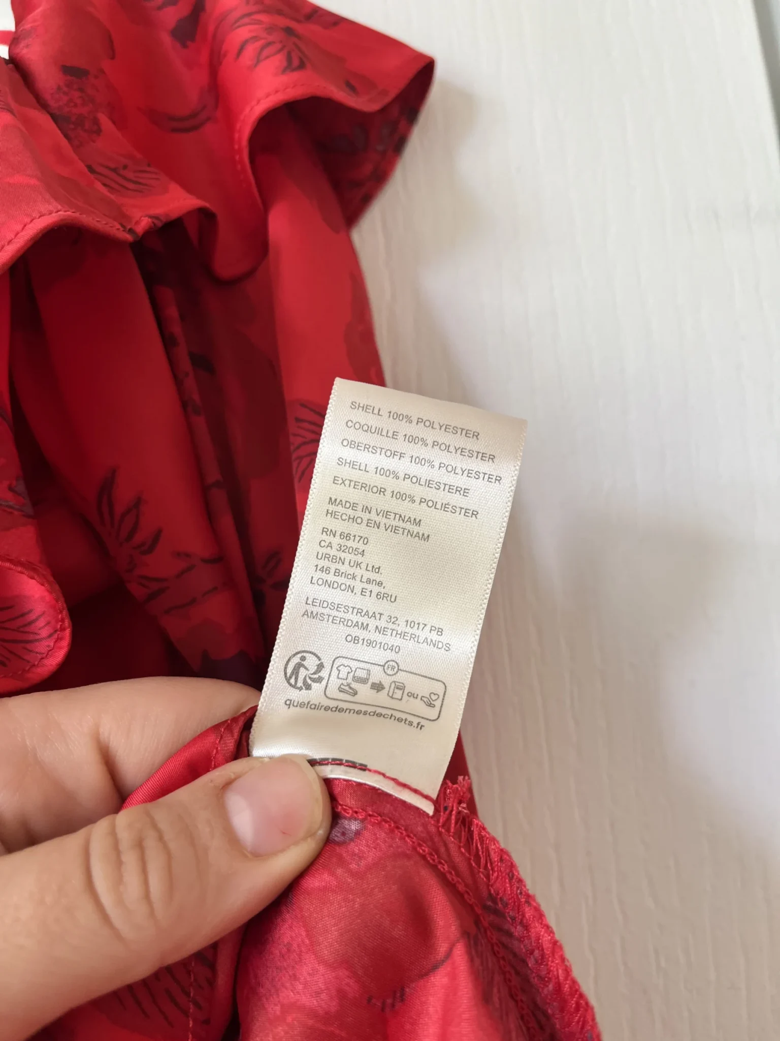 Image for Blouse rouge Free People taille S