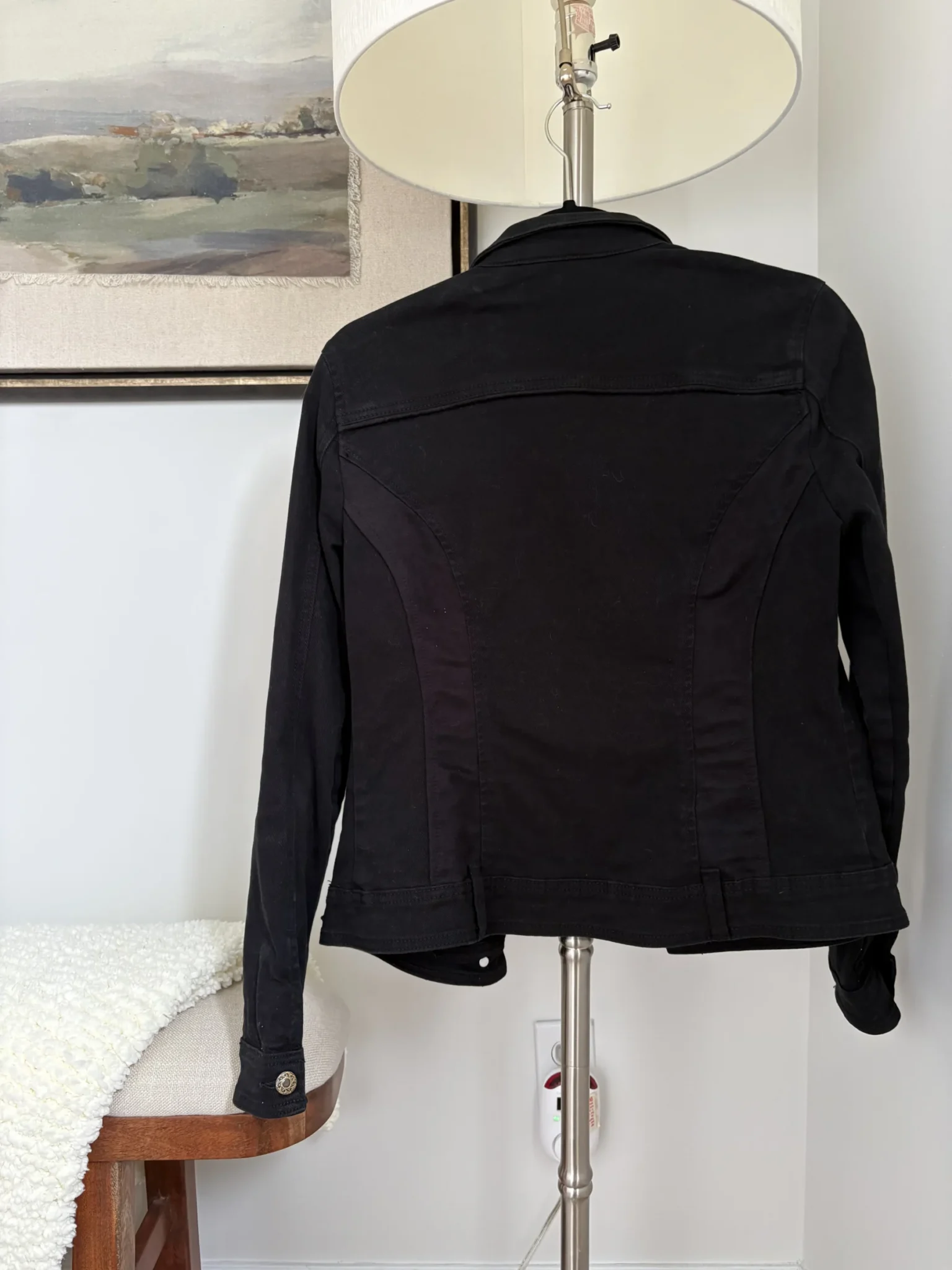 Image for Veste en jeans noir San Francisco