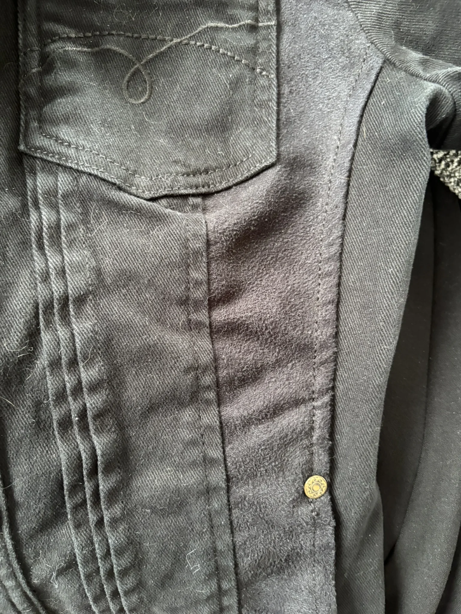 Image for Veste en jeans noir San Francisco
