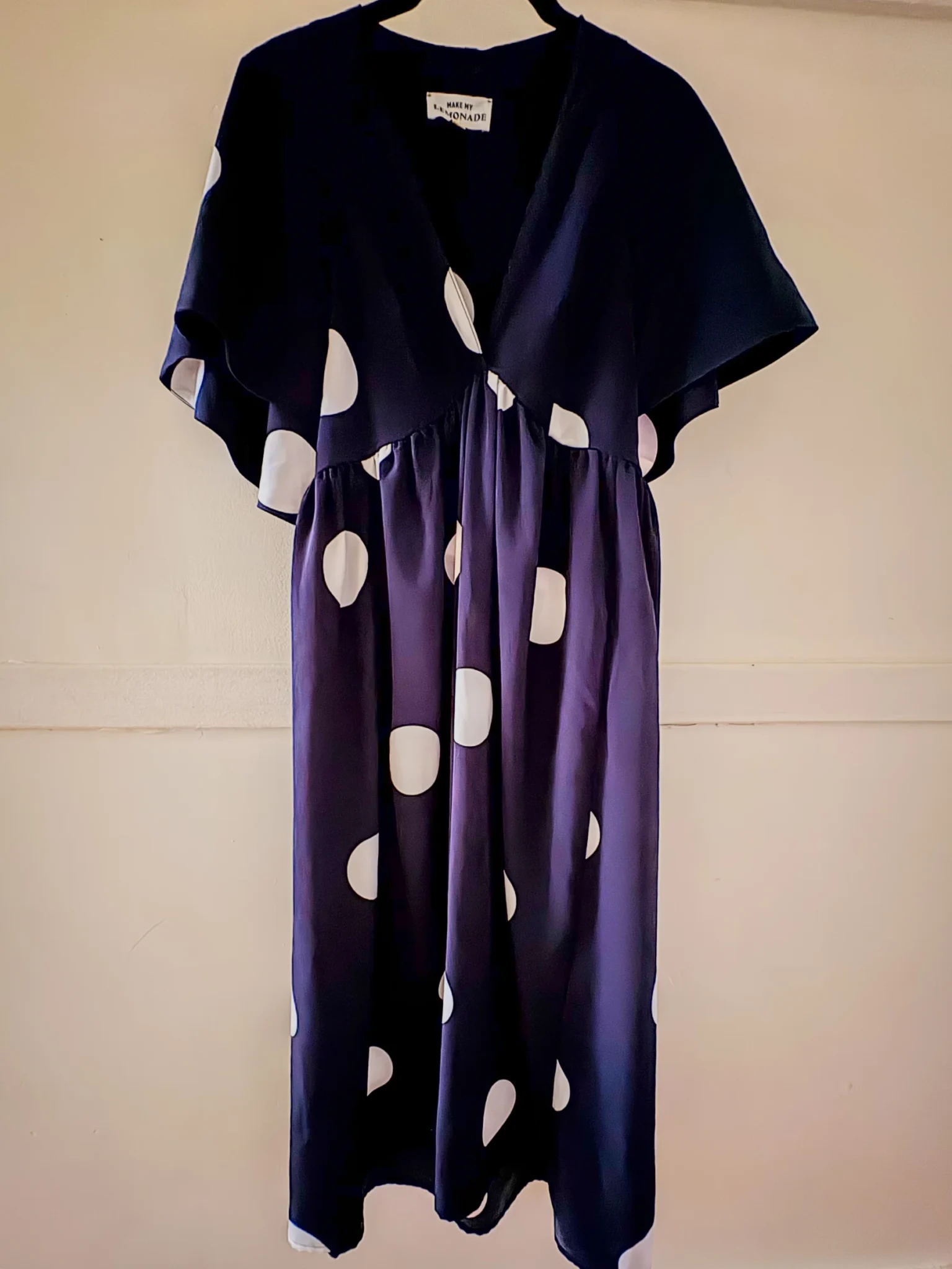 Image for Robe make my lemonade bleue à pois
