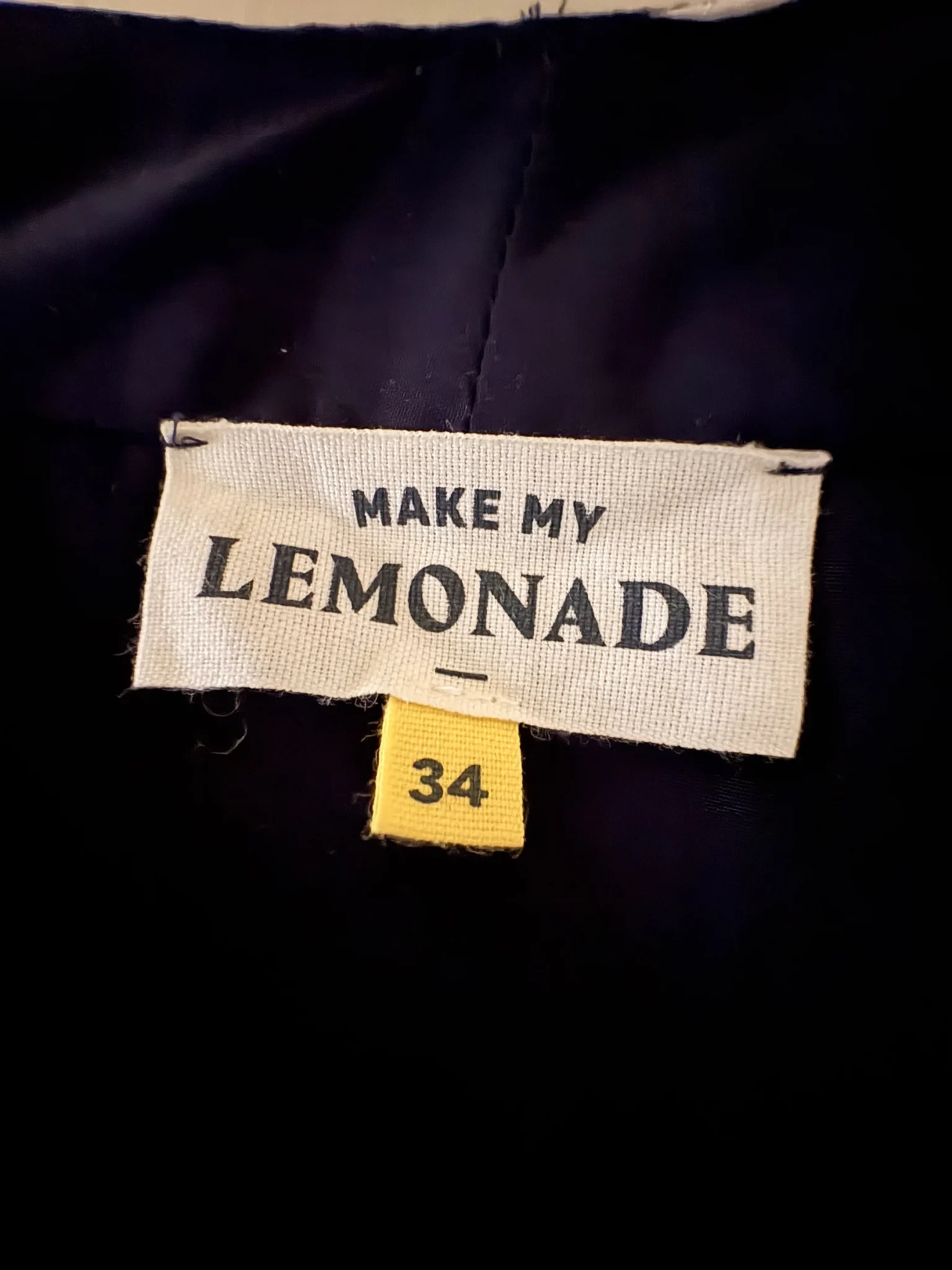 Image for Robe make my lemonade bleue à pois