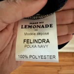 Thumbnail for Robe make my lemonade bleue à pois