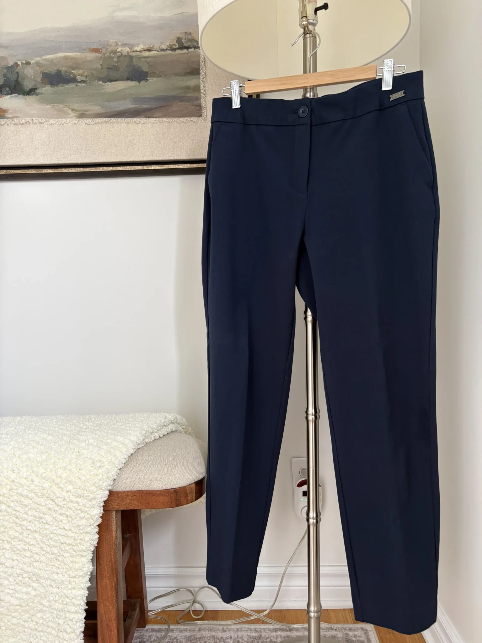 Featured image for Pantalon bleu marin