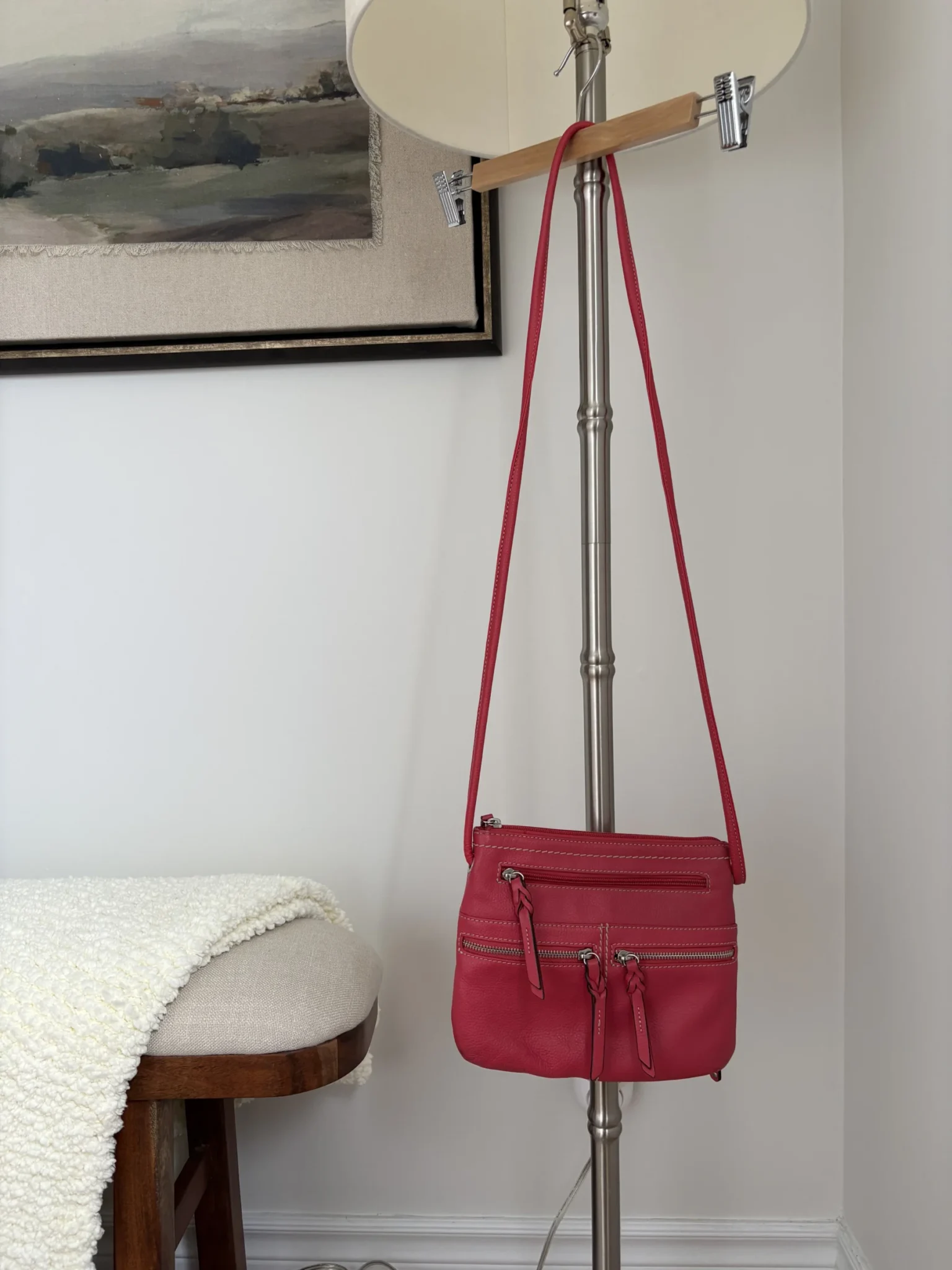 Featured image for Sac à main bandoulière en cuir véritable
