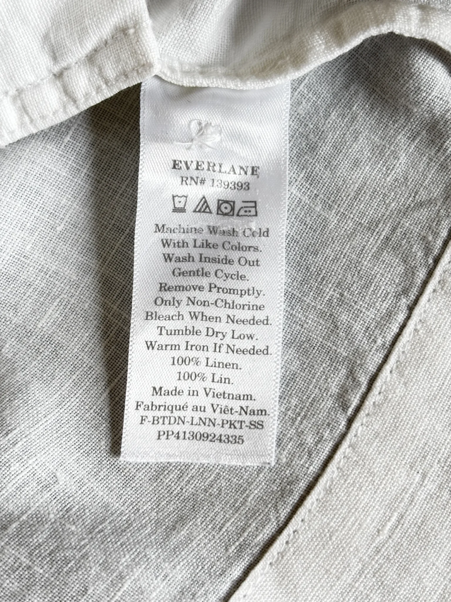 Image for ♥️Blouse 100% lin EVERLANE