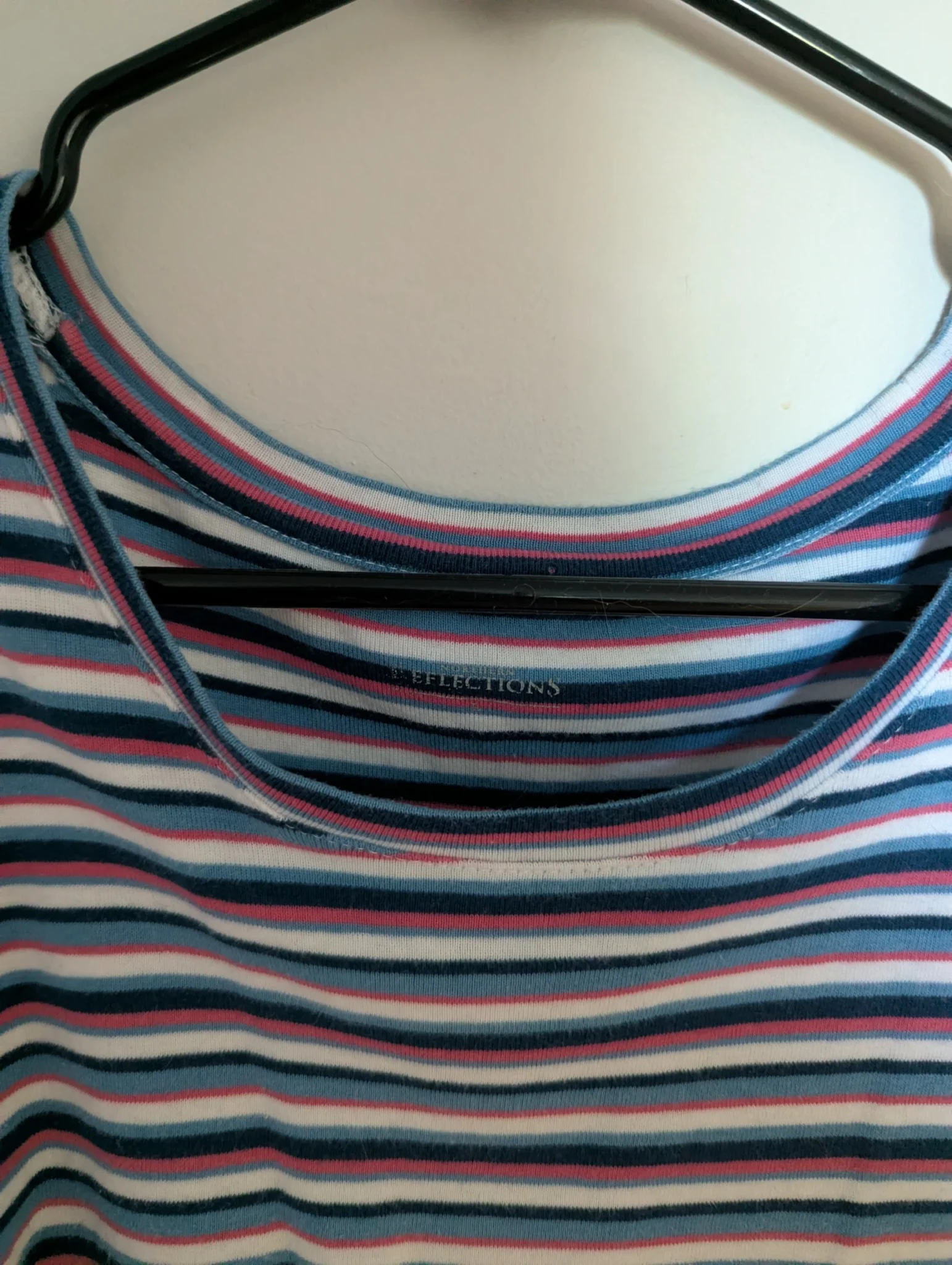 Image for T-shirt en coton ligné