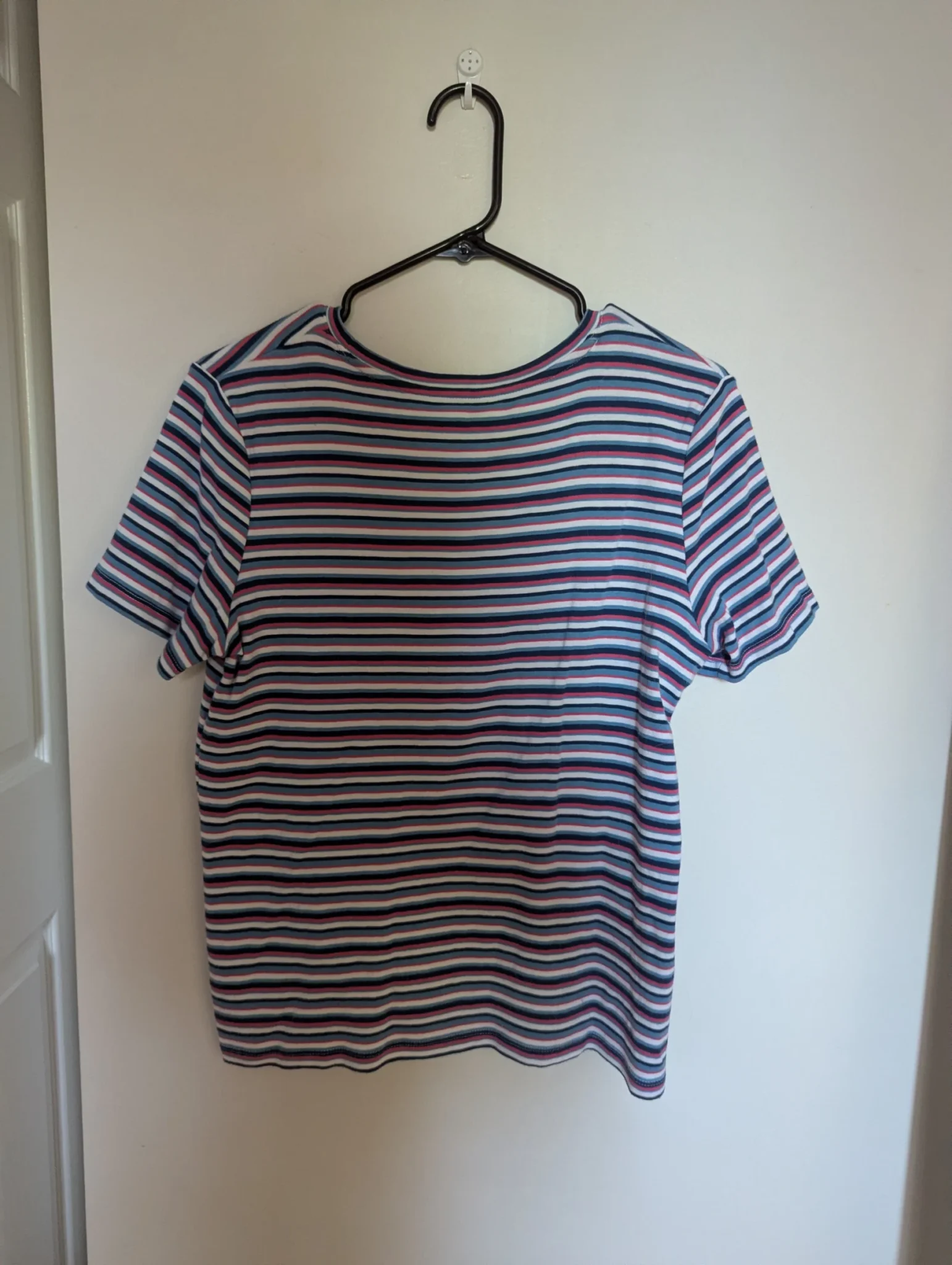 Image for T-shirt en coton ligné