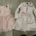 Featured thumbnail for Ensemble robe et petit manteau
