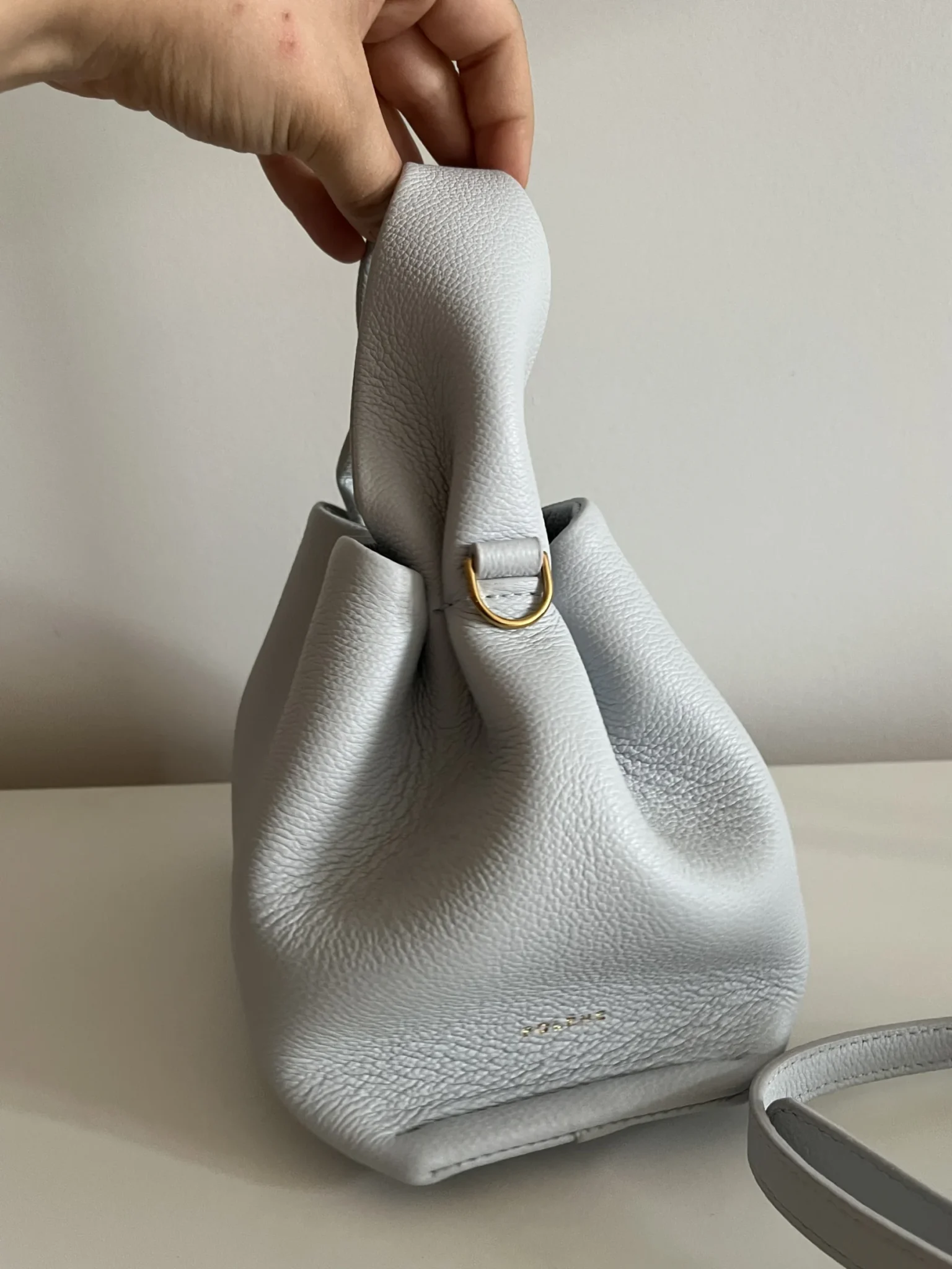 Image for Sac Polene numéro 9 mini bleu ciel