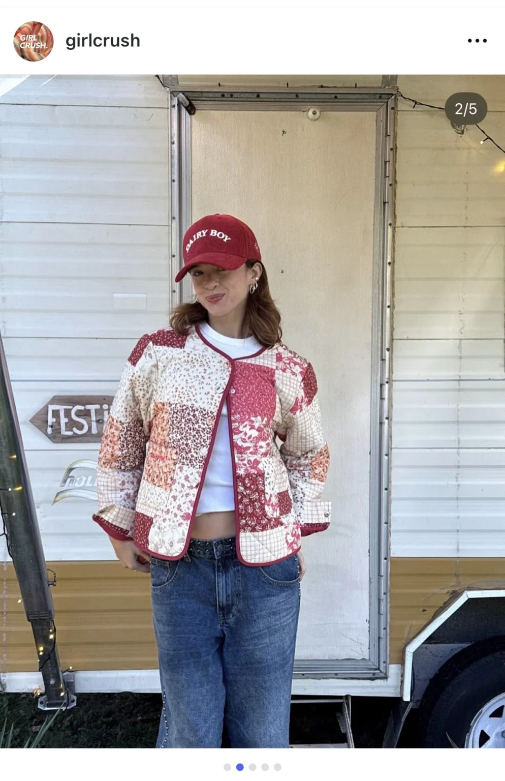 Image for Veste patchwork Girl Crush