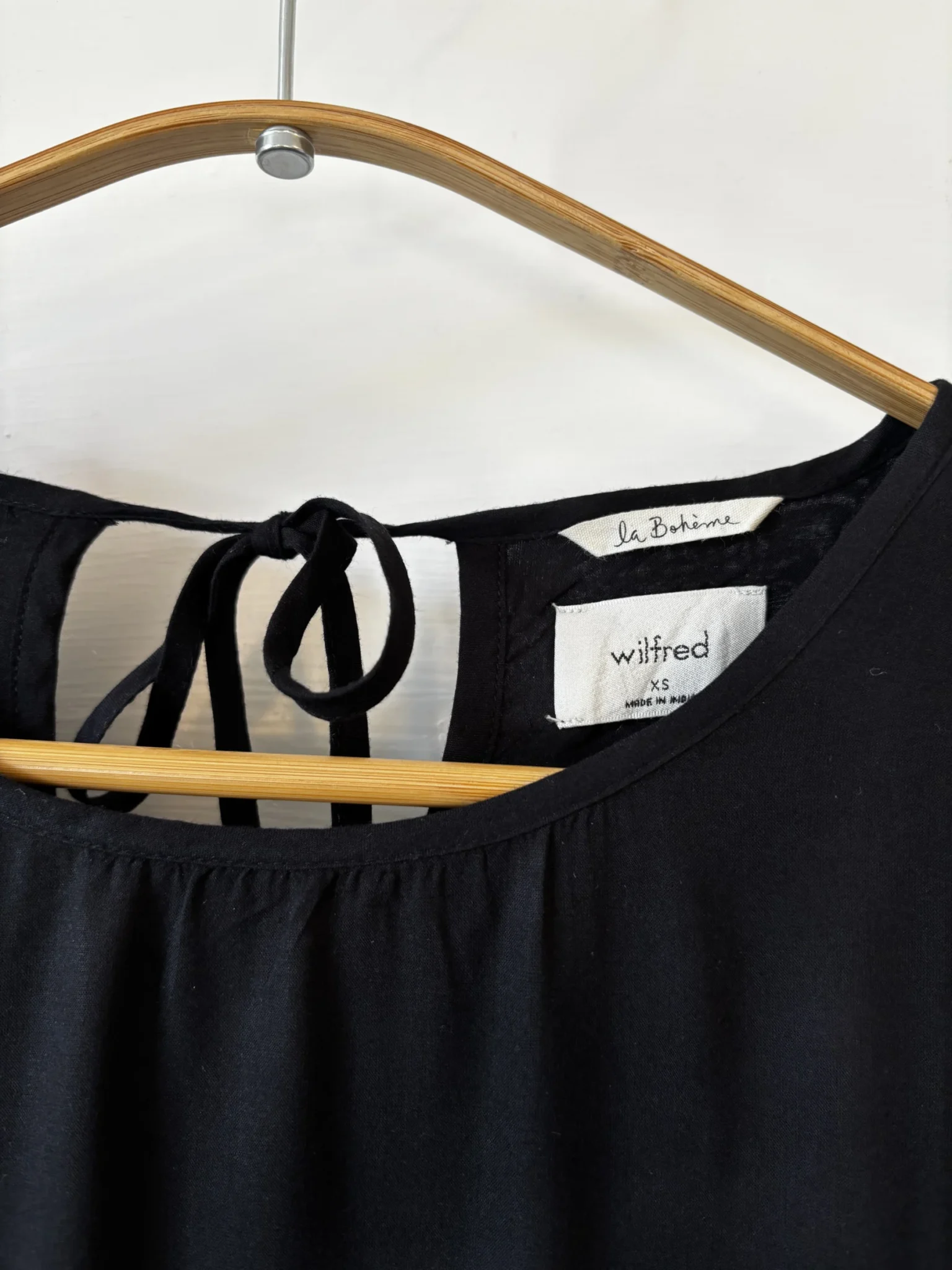 Image for ♥️Robe noir  à volant WILFRED