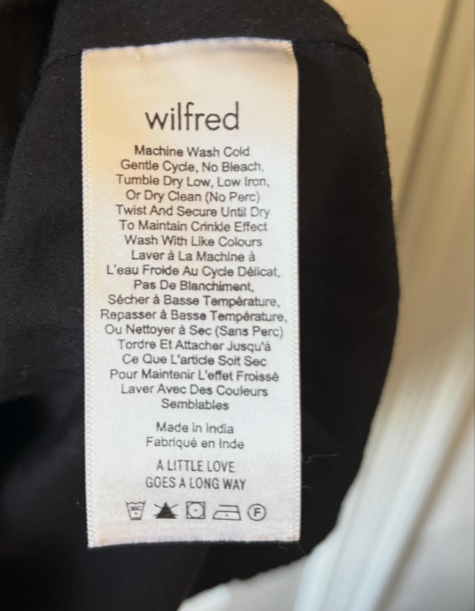 Image for ♥️Robe noir  à volant WILFRED