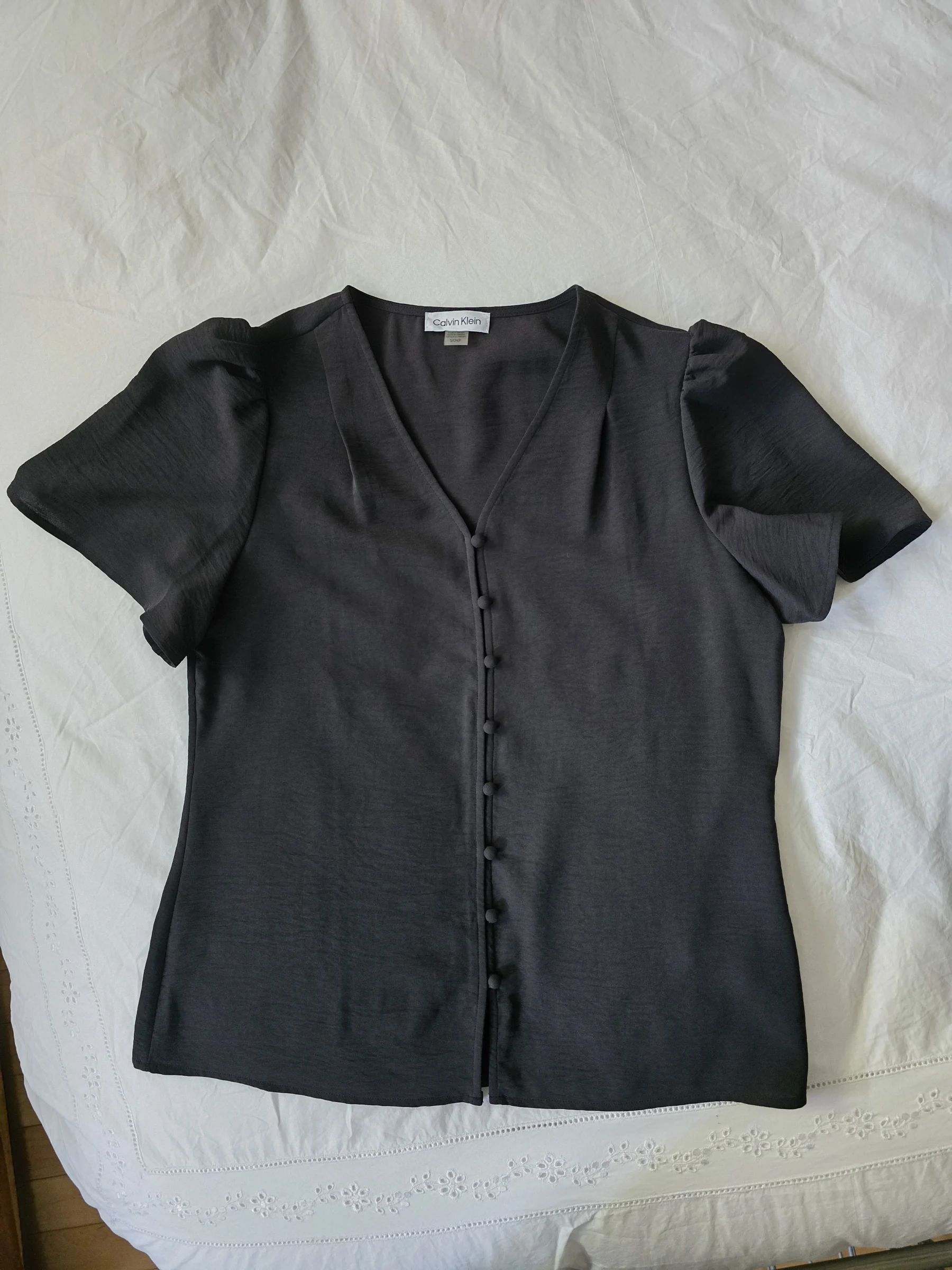 🌟 Blouse charcoal Calvin Klein Calvin Klein seconde main