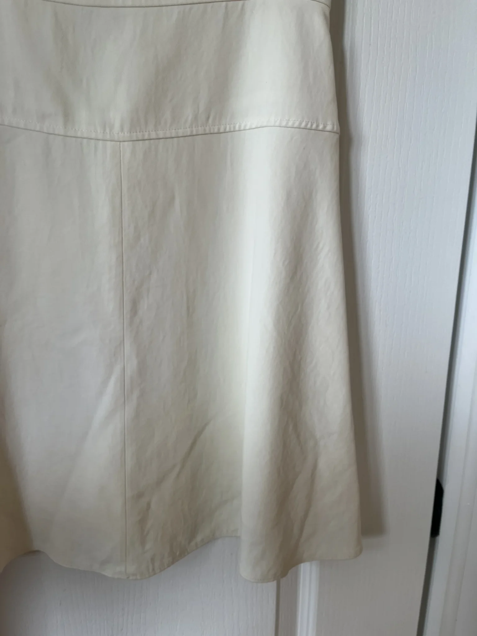 Image for Judith & Charles dress size 4 white trapeze cut