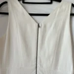 Thumbnail for Judith & Charles dress size 4 white trapeze cut