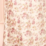 Thumbnail for Robe satinée rose fleuris Storia taille L