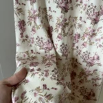 Thumbnail for Robe satinée rose fleuris Storia taille L