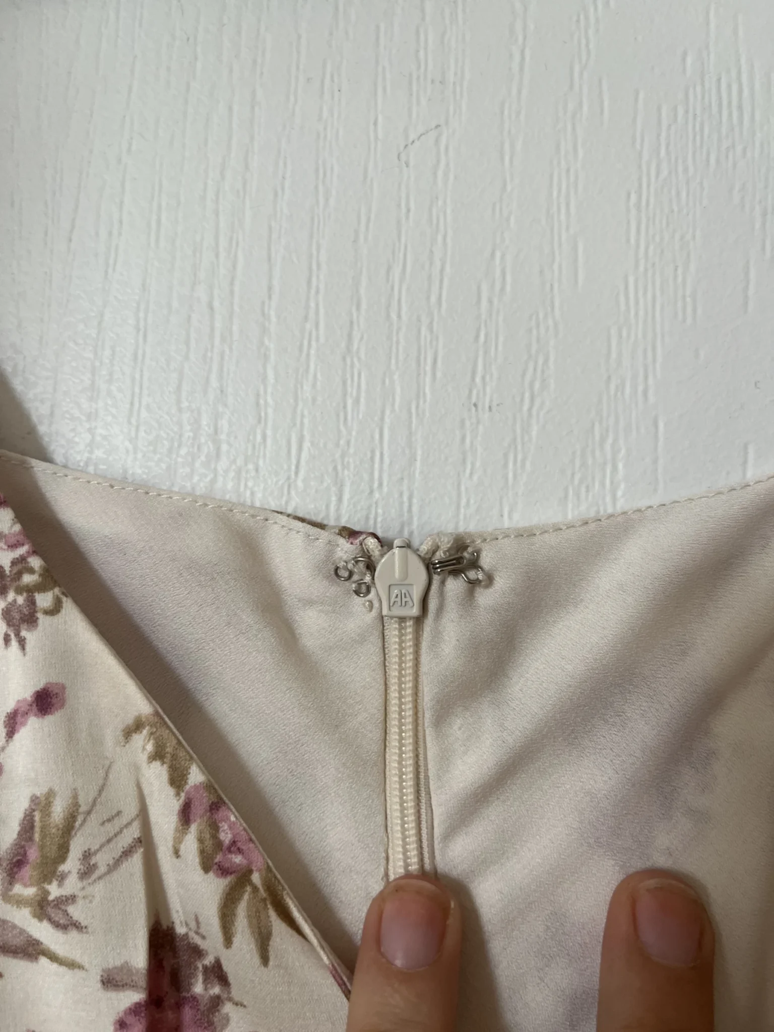 Image for Robe satinée rose fleuris Storia taille L