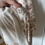 Thumbnail for Robe satinée rose fleuris Storia taille L