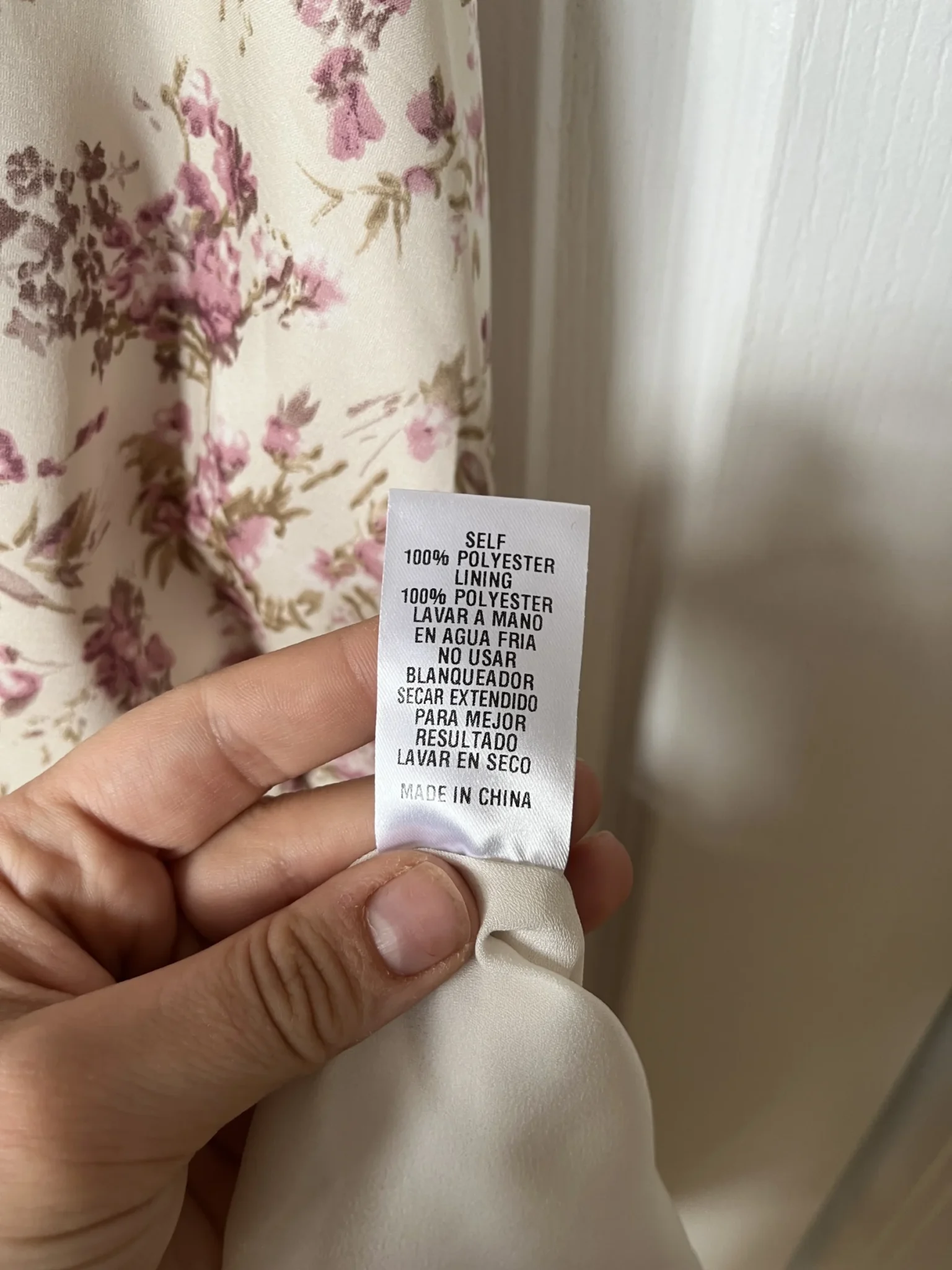 Image for Robe satinée rose fleuris Storia taille L