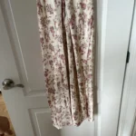 Thumbnail for Robe satinée rose fleuris Storia taille L