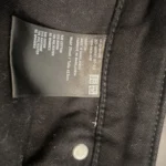 Thumbnail for Pantalon, jean noir, Uniqlo