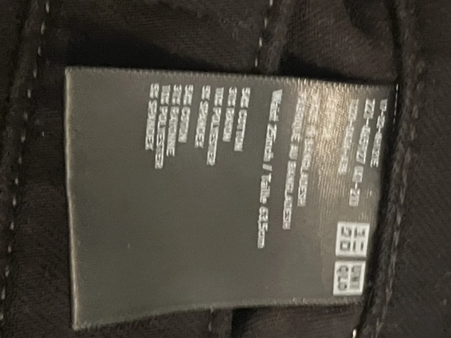 Image for Pantalon, jean noir, Uniqlo
