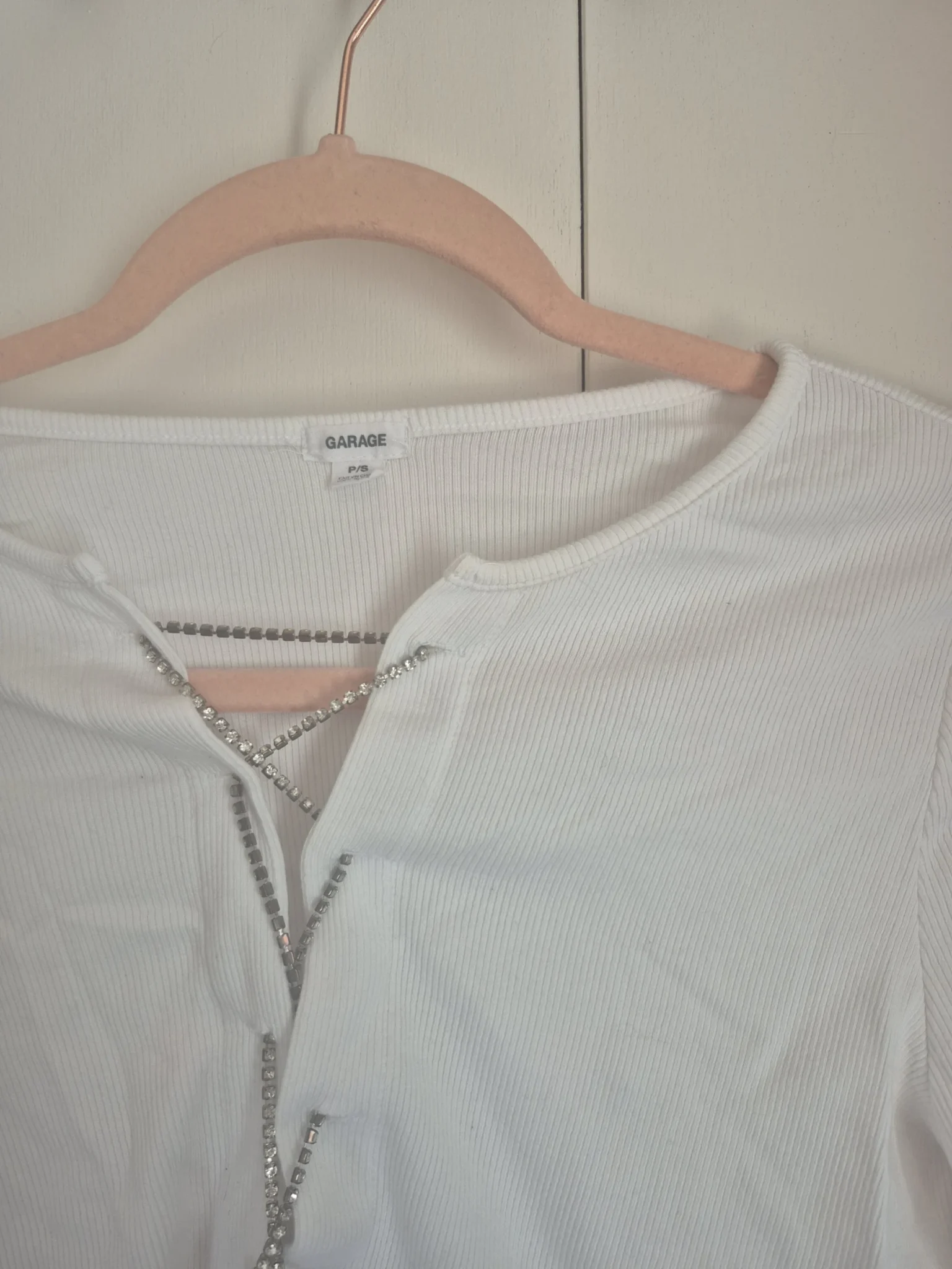 Image for Chandail Garage blanc Small
