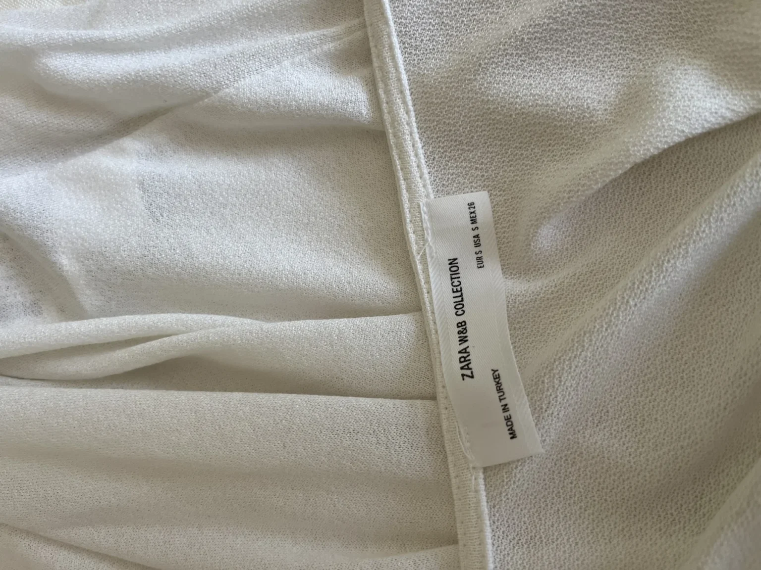 Image for T shirt dos ouvert blanc